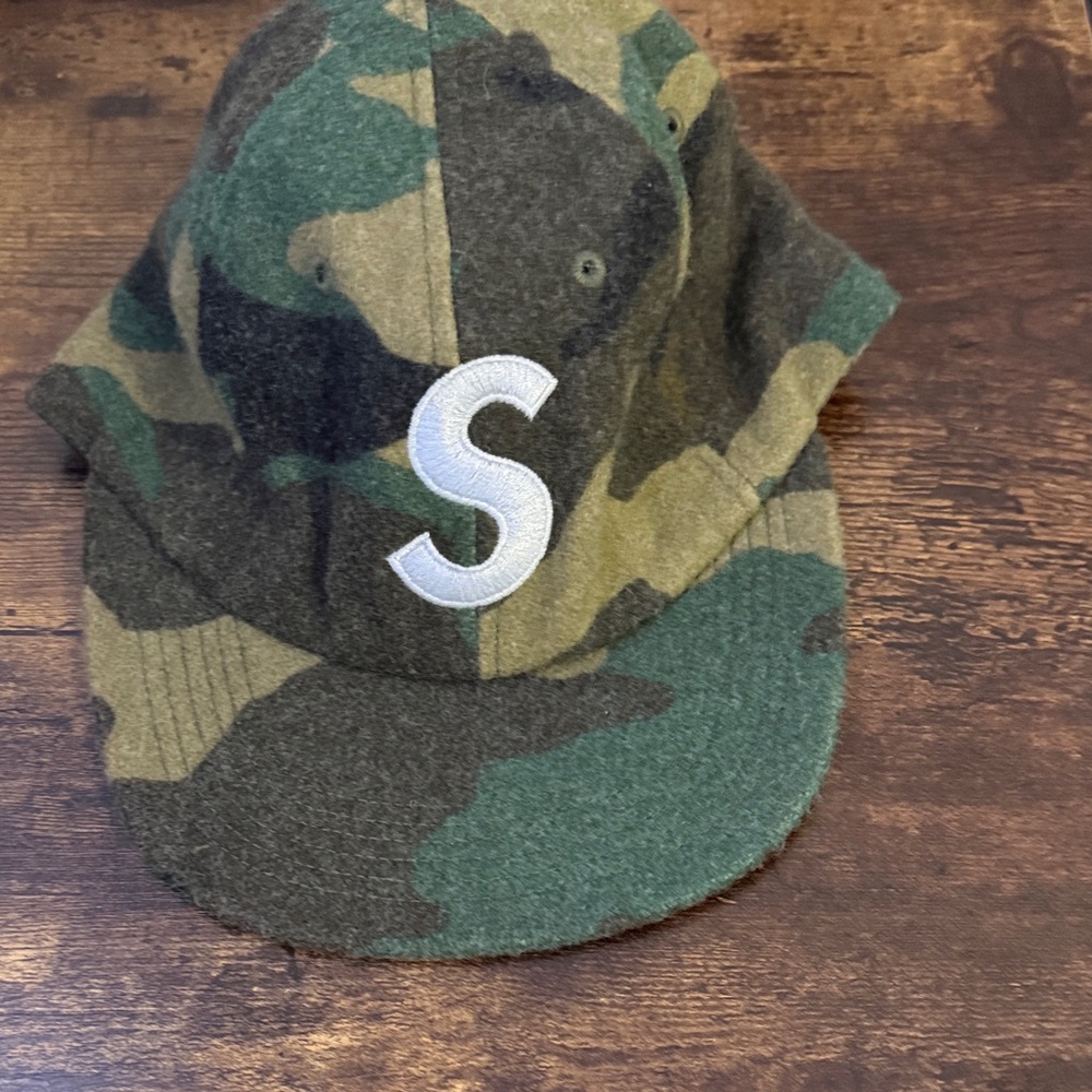Supreme Camouflage Wool Cap
